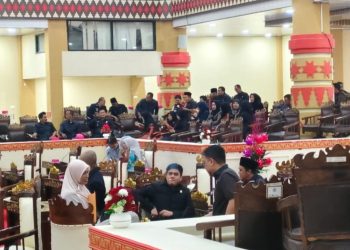 Ruang Paripurna Tercoreng, Dugaan Pelanggaran Etika Anggota DPRD Bandar Lampung Viral