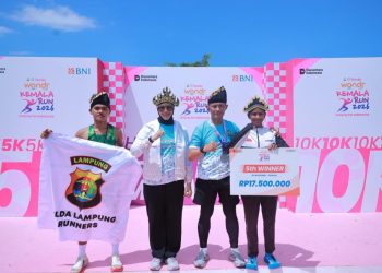 Atlet Polda Lampung Tampil Gemilang di Kemala Run 2026