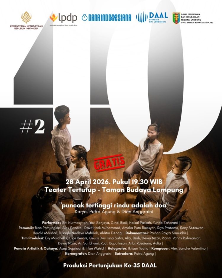 Danceteater “40” Tampil Malam Ini, Eksplorasi Emosi dan Ingatan Manusia