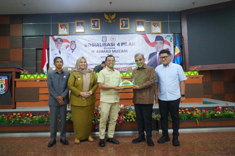 Empat Pilar Kebangsaan Jadi Sorotan Kunjungan Ketua MPR RI ke Pringsewu