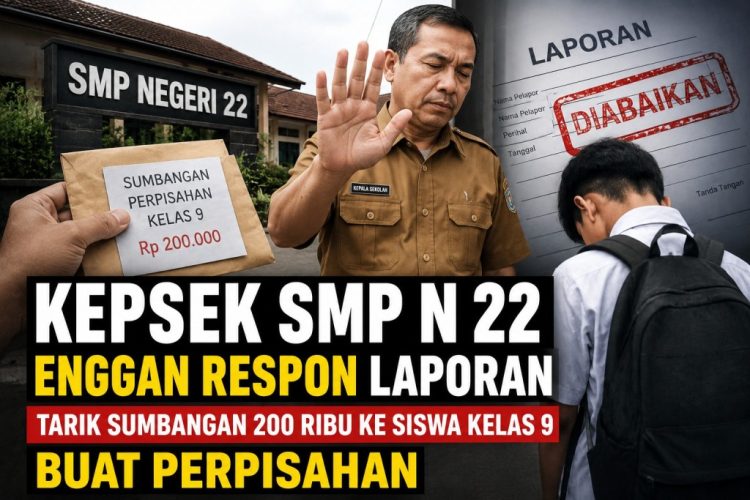 Laporan Sumbangan Perpisahan Rp200 Ribu di SMPN 22 Disorot, Pihak Sekolah Diam