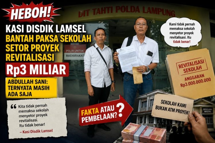 Proyek Revitalisasi Sekolah Rp3 Miliar di Lamsel Diduga Bermasalah