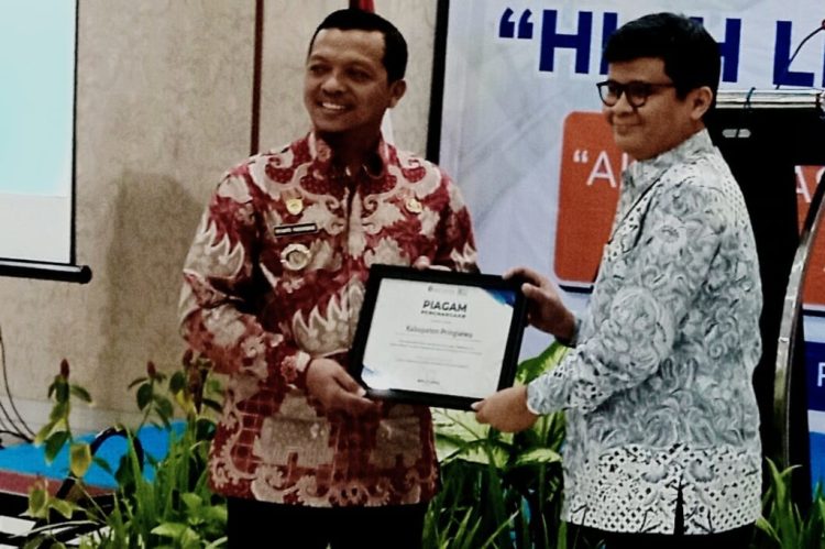 Dorong Ekonomi Digital, Pringsewu Diganjar Penghargaan Bank Indonesia