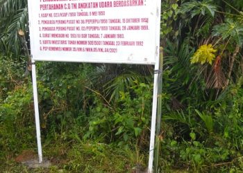 Sengketa Lahan Bakung, LBH Desak TNI AU Cabut Plang Klaim