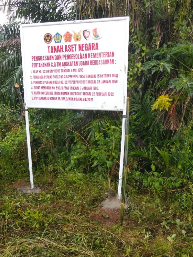 Sengketa Lahan Bakung, LBH Desak TNI AU Cabut Plang Klaim