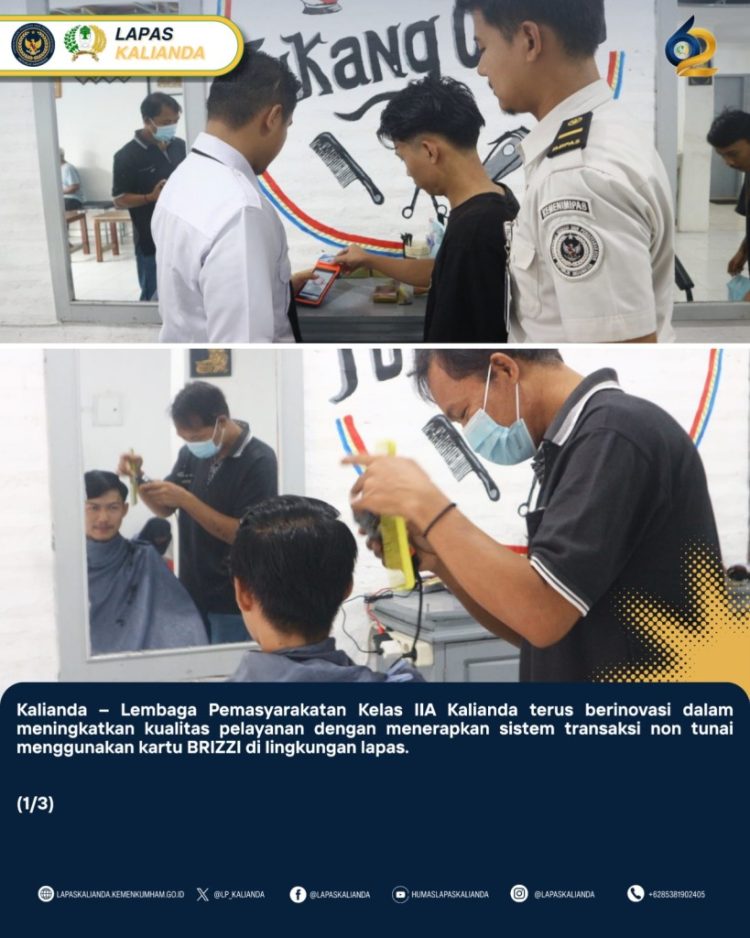 Gunakan BRIZZI, Transaksi di Lapas Kalianda Jadi Lebih Praktis