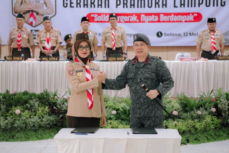 Ketua Kwarda Lampung Jihan Nurlela Ajak Pramuka Dukung Pembangunan Daerah dan Nasional