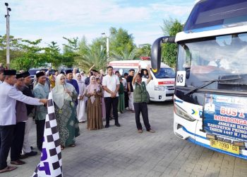 Kloter 31 JKG Dilepas, Total 468 Jamaah Haji Pringsewu Berangkat 2026