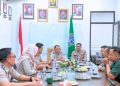 Tingkatkan Kolaborasi, Kapolres Tanggamus Sambangi Kantor Pertanahan Kabupaten