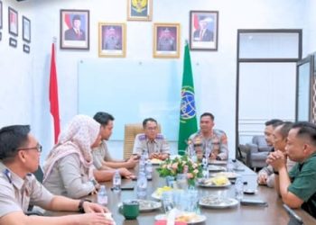 Tingkatkan Kolaborasi, Kapolres Tanggamus Sambangi Kantor Pertanahan Kabupaten