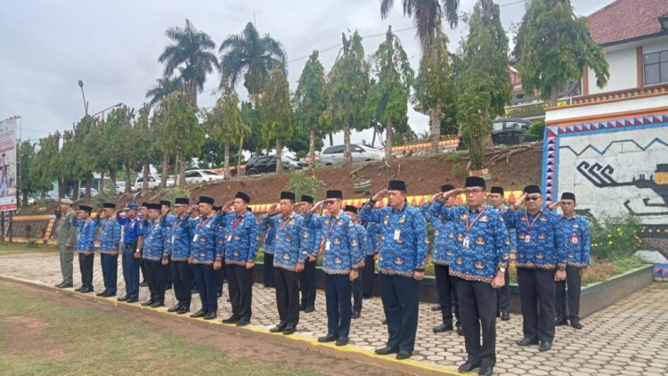 Mewakili Bupati, Sekda Tanggamus Gaungkan Semangat Kedaulatan Informasi