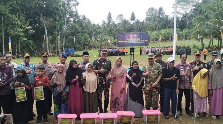 Pangdam Kristomei Sianturi Apresiasi Semangat Gotong Royong Warga Tanggamus di TMMD 2026