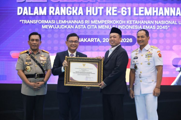 Lemhannas RI Kini Kantongi Sertipikat Resmi, Nusron: Bentuk Ketahanan Nasional