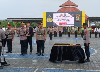 Mutasi Internal Polres Lampung Selatan, IPTU Fransiskus dan IPDA Muhammad Yani Resmi Dilantik