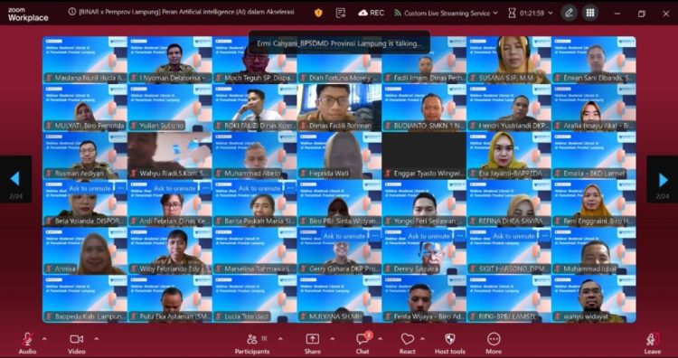 Pemprov Lampung Gaspol Digitalisasi, Ribuan ASN Belajar AI Bareng Microsoft