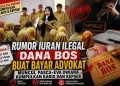 Dugaan Iuran Dana BOS untuk Jasa Advokat Bikin Heboh Bandar Lampung