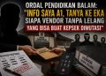 Di Balik WTP Pemkot Bandar Lampung, Muncul Tudingan Vendor Tanpa Lelang di Dunia Pendidikan