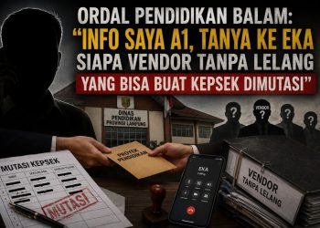 Di Balik WTP Pemkot Bandar Lampung, Muncul Tudingan Vendor Tanpa Lelang di Dunia Pendidikan