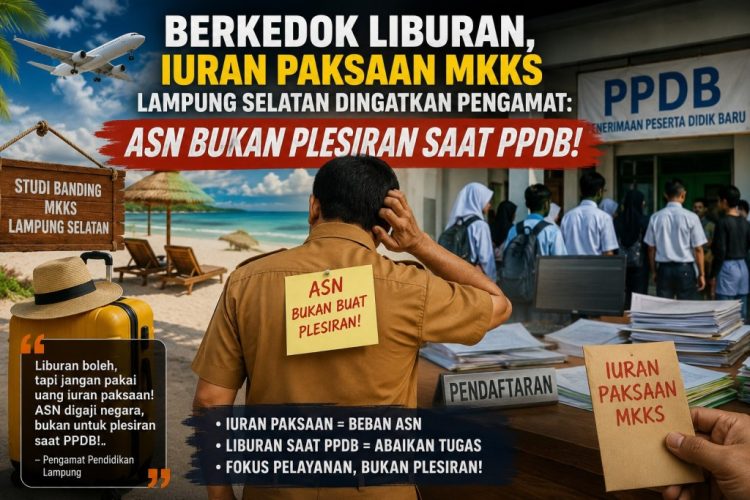ASN Bukan untuk Liburan, Polemik Iuran Perjalanan MKKS Lampung Selatan Mengemuka
