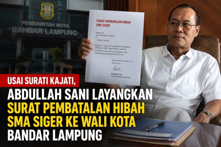Surat ke Wali Kota, Abdullah Sani Minta Evaluasi Total SMA Siger 2