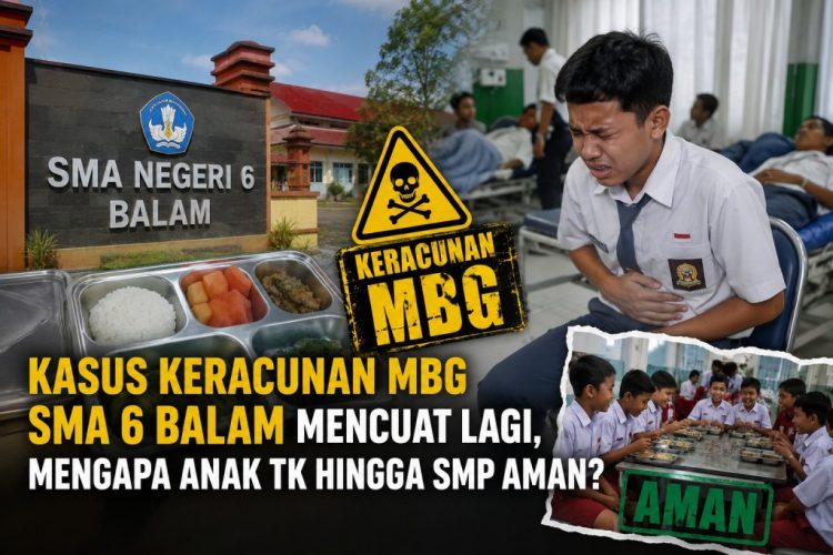 Anak TK hingga SMP Aman, Mengapa Siswa SMA Negeri 6 Bandar Lampung Keracunan MBG?