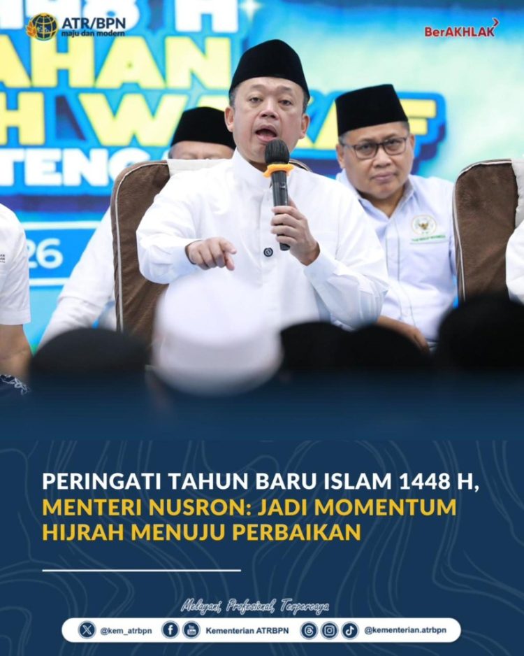 Semarang Jadi Saksi Penyerahan 243 Sertipikat Wakaf dan Santunan Anak Yatim