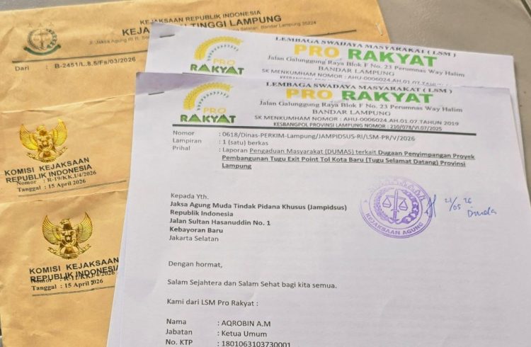 LSM PRO RAKYAT Bongkar Dugaan Kejanggalan Proyek Tugu ITERA Senilai Rp4,39 Miliar