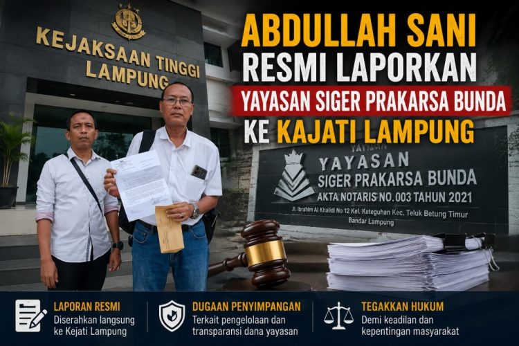 Sorotan Baru Dunia Pendidikan, Yayasan Siger Prakarsa Bunda Dilaporkan ke Kejati Lampung
