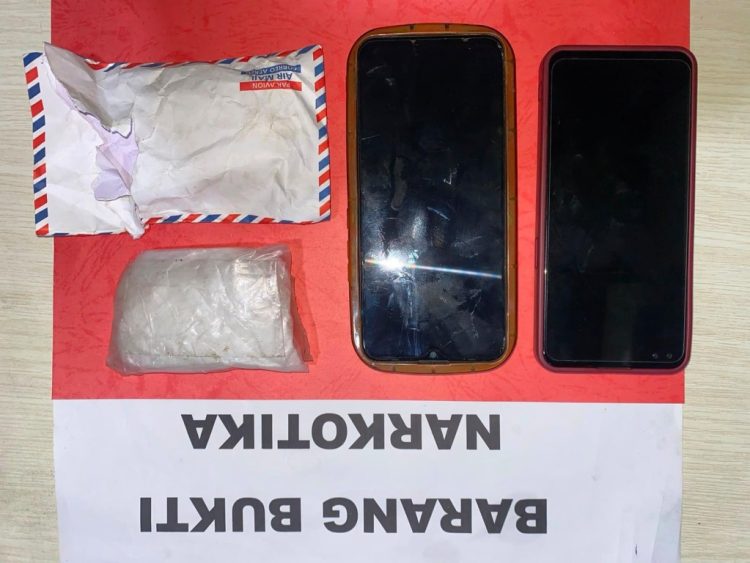 Satresnarkoba Polres Pringsewu Potong Jalur Narkoba Lintas Kabupaten, Kurir Dibekuk di Jalan Raya