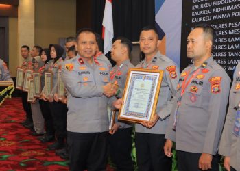 Hebat! Polres Lampung Selatan Borong Penghargaan Keuangan dalam Rakernis Polda Lampung 2026