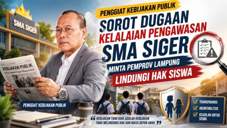 Kasus SMA Siger Makin Panas, Abdullah Sani Ingatkan Hak Pendidikan Anak Harus Dijaga