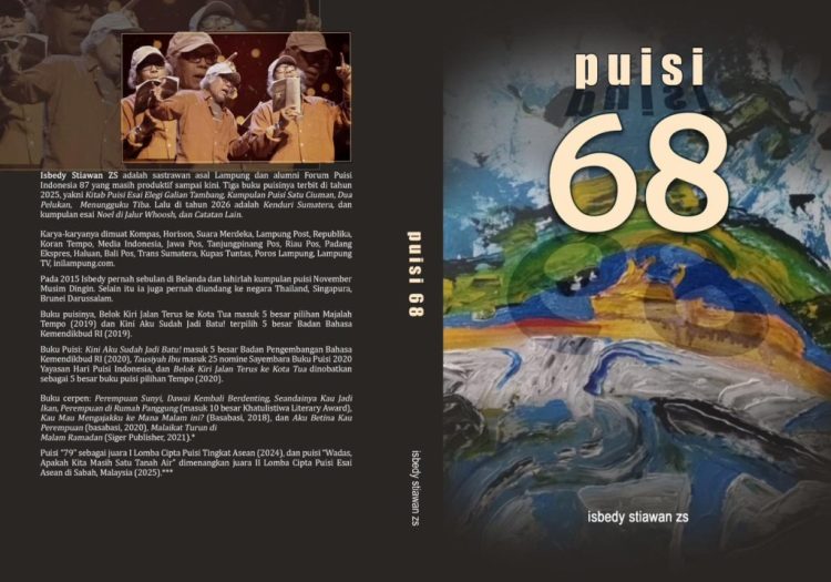 Di Usia 68 Tahun, Paus Sastra Lampung Terus Berkarya dan Melahirkan Buku Baru
