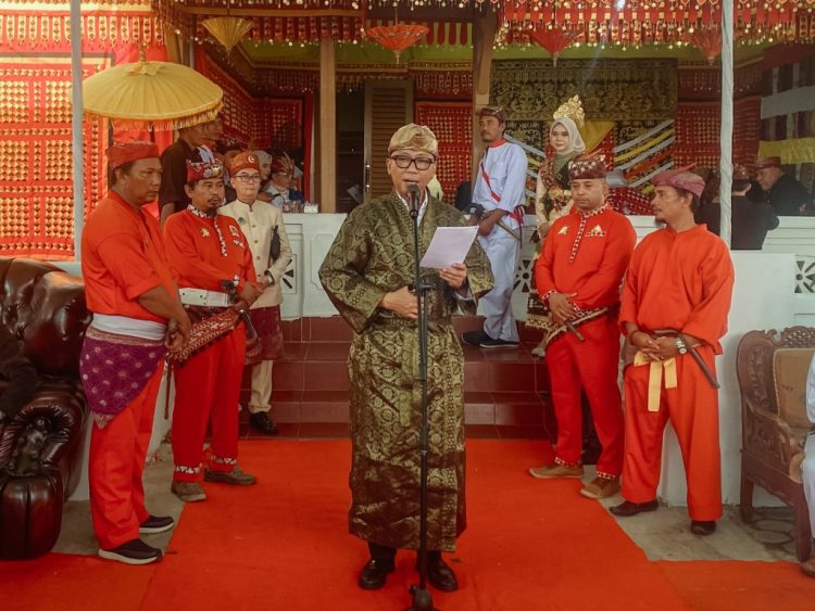 Hadiri Prosesi Timbang Marga, Mirza Perkuat Identitas Budaya Lampung