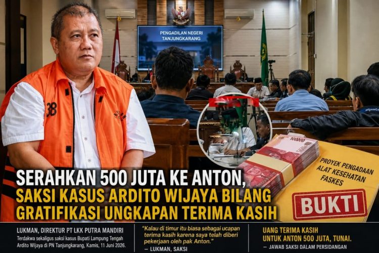Jaksa KPK Pertanyakan Alasan Pemberian Rp500 Juta kepada Anton Wibowo