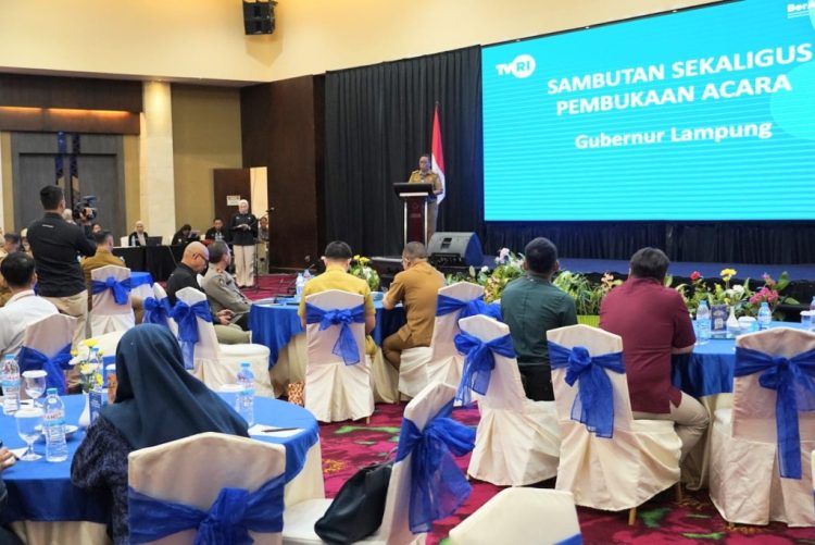 Pemprov Lampung Perkuat Sinergi dengan TVRI untuk Dukung Program Desaku Maju