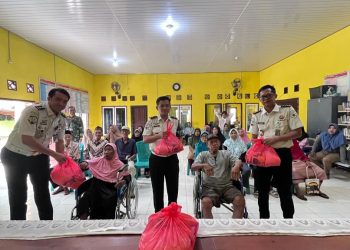 Lapas Kalianda Perkuat Kepedulian Sosial Lewat Pembagian Sembako
