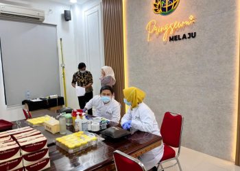 Bangun SDM Berkualitas, Kantor Pertanahan Pringsewu Laksanakan Pemeriksaan Kesehatan ASN