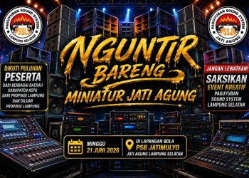 PSSLS Dorong Pariwisata dan UMKM Lewat Event Nguntir Bareng Miniatur Jati Agung