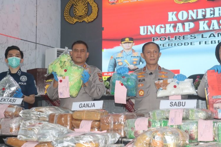 Bakauheni Jadi Benteng Antinarkoba, Polisi Gagalkan Peredaran Sabu, Ekstasi hingga Ketamine