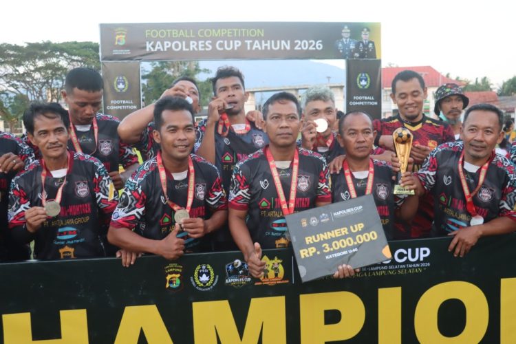 All Star Sragi Taklukkan Kalianda FC, Juara U-40 Kapolres Cup Hari Bhayangkara ke-80