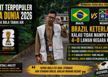 Brasil vs Haiti: Pertarungan Misi Wajib Menang dan Mimpi Besar Tim Kuda Hitam