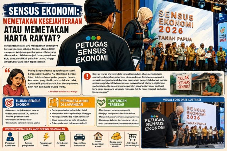 Ketika Negara Bertanya Terlalu Jauh: Polemik Sensus Ekonomi di Tengah Masyarakat