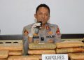 Satres Narkoba Polres Pringsewu Sita 24 Kilogram Ganja, Satu Tersangka Diamankan