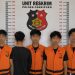 Tekab 308 dan Polsek Candipuro Ringkus Lima Pelaku Curanmor, Motor Korban Ditemukan di Lampung Timur