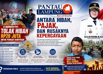 Viral! Warga Bangun Jalan Pakai Uang Pajak Sendiri, 10 Organisasi Pers Kompak Soroti Pemkab Lampung Timur
