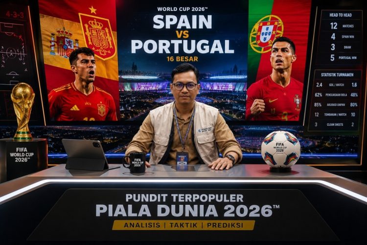 Derbi Iberia Memanas! Spanyol Dijagokan Singkirkan Portugal 2-1 di 16 Besar Piala Dunia 2026