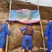 Antisipasi Erupsi Krakatau, Polda Lampung Sebar Imbauan di Dermaga Canti dan Pesisir Kalianda