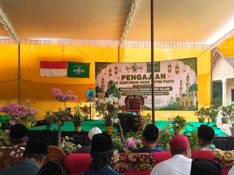 Semarak Tahun Baru Islam 1448 H, Muslimat NU Sendang Baru Berbagi Kebahagiaan dengan Anak Yatim