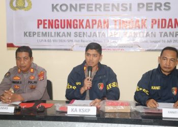 Terbongkar! Senpi Rakitan Dikirim Lewat Travel, Polisi Tangkap Penerima yang Mengaku Tiga Kali Beraksi Begal