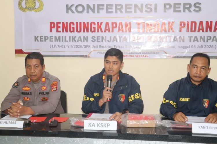 Terbongkar! Senpi Rakitan Dikirim Lewat Travel, Polisi Tangkap Penerima yang Mengaku Tiga Kali Beraksi Begal